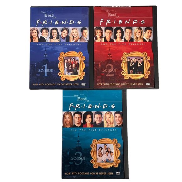 The Best of Friends Seasons 1 2 3 DVDs Top 5 Episodes from Each Season - Picture 1 of 16